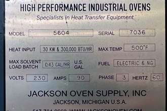 Jackson Oven Supply 5604 Ovens - Walk-In | Heat Treat Equipment Co. (10)