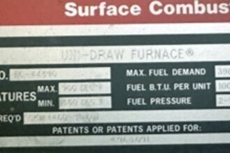 SURFACE COMBUSTION Uni-Draw Temper Batch Temper, Gas-Fired | Heat Treat Equipment Co. (8)