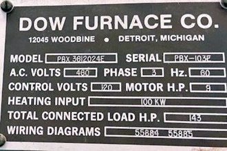 Dow Furnace Company PBX 3612024E Continuous Temper Furnace | Heat Treat Equipment Co. (15)