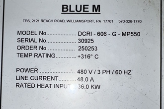 BLUE M DCRI-606 Ovens - Batch | Heat Treat Equipment Co. (9)